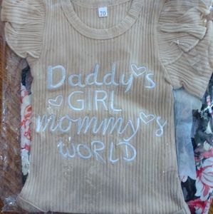 Infant babygirl floral set